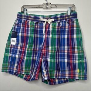 Polo by Ralph Lauren Madras Swim Trunks